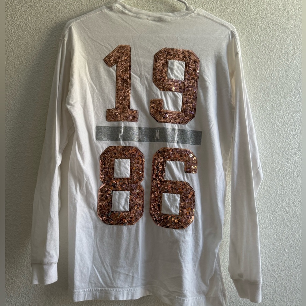 Pink Victorious Secret Bling Long Sleeve